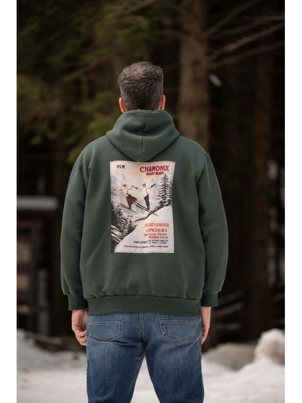 44103 VINTAGE SKI PRINT HOODIE