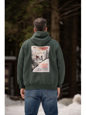 44103 VINTAGE SKI PRINT HOODIE