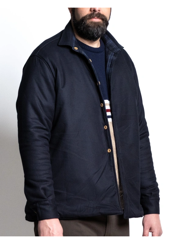 ILLINOIS REVERSIBLE DOUBLE-SIDED OVERSHIRT, PLUS SIZE