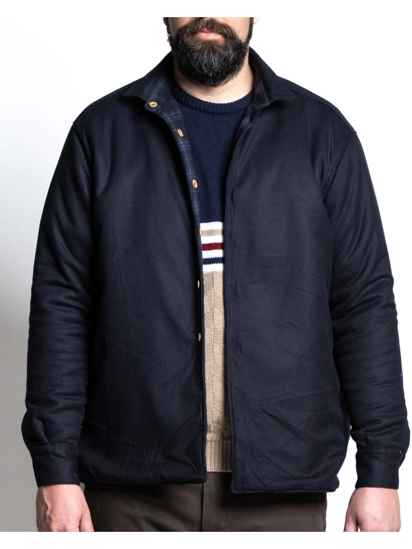 ILLINOIS REVERSIBLE DOUBLE-SIDED OVERSHIRT, PLUS SIZE
