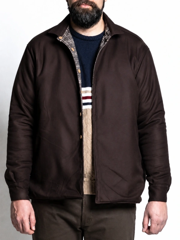 ILLINOIS GIACCA CAMICIA DOUBLE FACE 2
