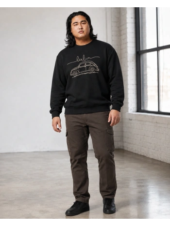 44102 VINTAGE CITY COLLECTION CAR CREW NECK SWEATSHIRT