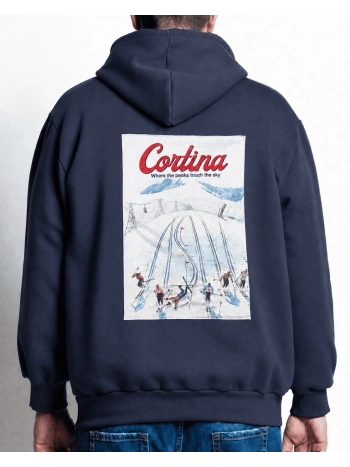 44103 HOODIE STAMPA SCI VINTAGE