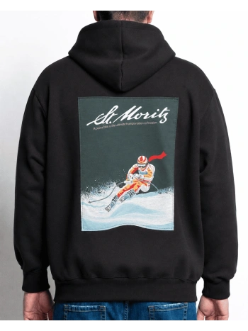 44103 VINTAGE SKI PRINT HOODIE