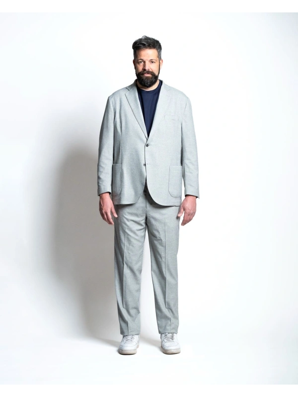 P27067 MAXFORT PLUS SIZE STRETCH POLYVISCOSE TROUSERS