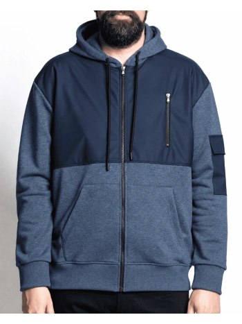 44404 FELPA FULL ZIP INSERTI
