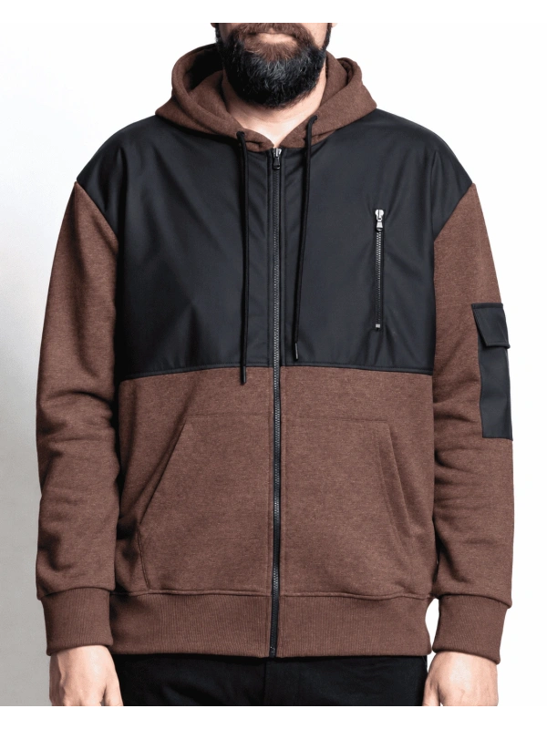 44404 FULL ZIP SWEATSHIRT WITH INSERTS
