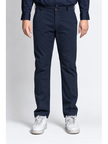 MAXFORT STRETCH PLUS SIZE TEXTURED CHINO TROUSERS