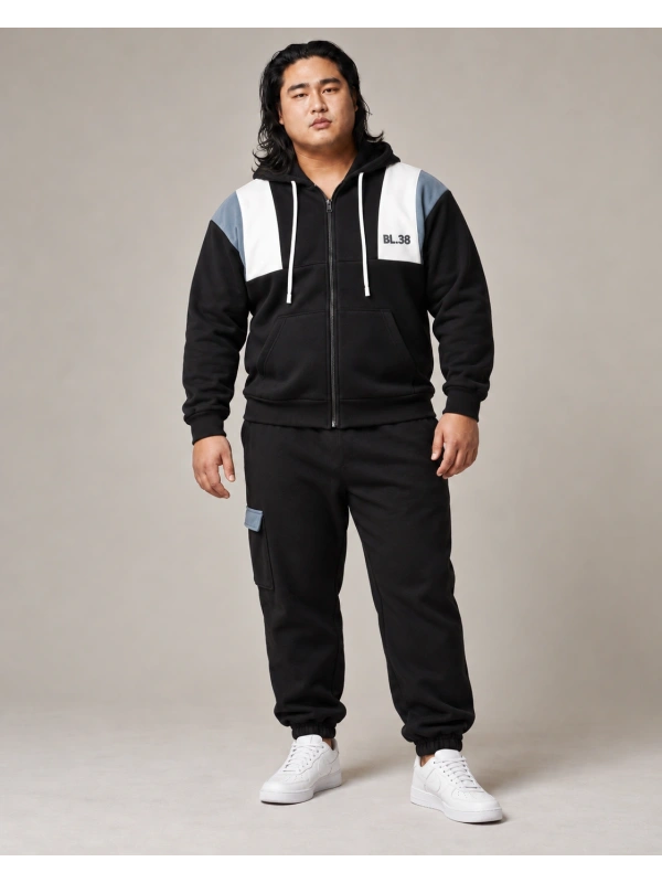 PANTALONE FELPA CARGO TAGLIE FORTI  MAXFORT BLOCCO 38